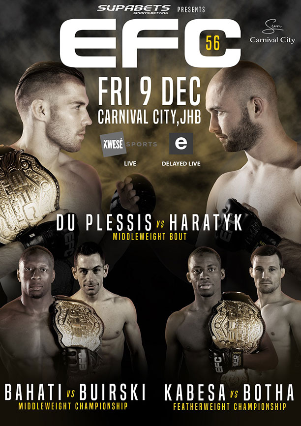 2 WEEKS TO FINAL EFC EVENT OF THE YEAR - EFC 56