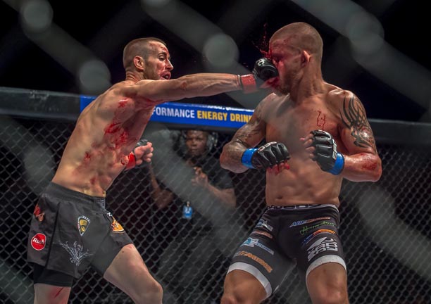 EFC 47 - Fight-night at Big Top Arena, Carnival City, Johannesburg, South Africa on March 05, 2015. (Photo by Anton Geyser/ EFC Worldwide)