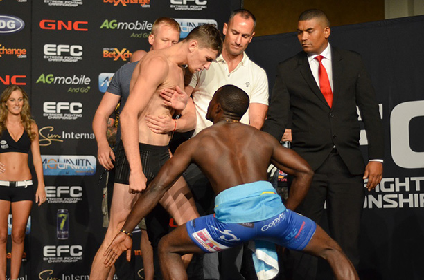 CRACKING WEIGH-IN AHEAD OF EFC CAPE TOWN