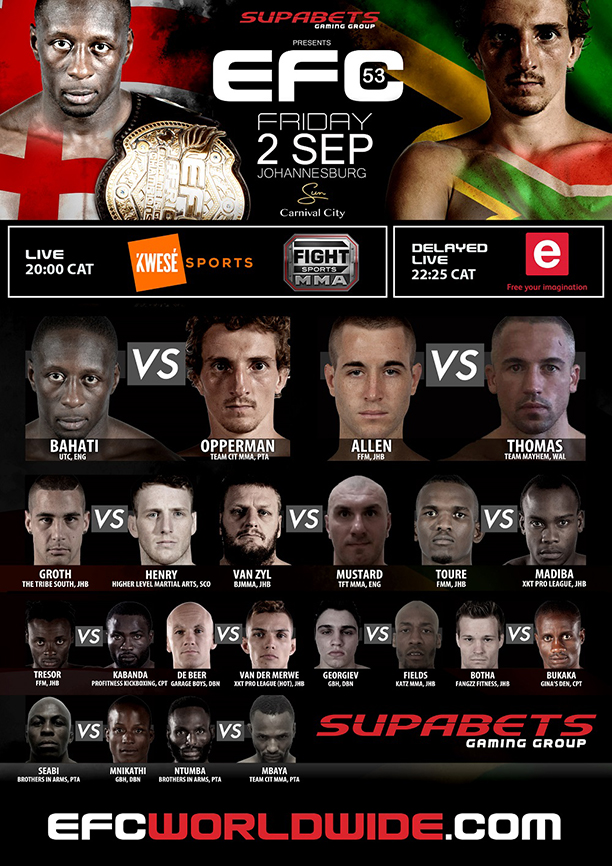 IT'S FIGHT WEEK! - EFC 53