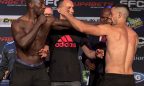 TEMPERS FLARE AT WEIGH-IN