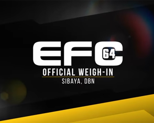 EFC 64 Weigh-In